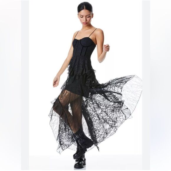Alice + Olivia Gemma lace corset gown size 14, nwt - Picture 1 of 6